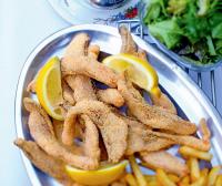 Repas carpes - frites